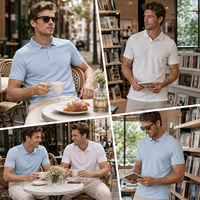 JNEI Isı Yalıtımlı Şehir Polo Tişörtü 150g Nem Emici Fonksiyonel Polyester Performans Polo Toptan Satış