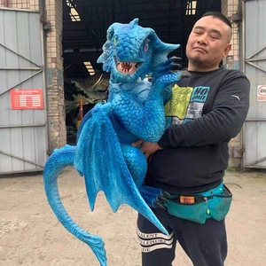 Con Rối Tay Khủng Long Khủng Long Thực Tế Kích Thước Cuộc Sống Bằng Silicon Thủ Công Chất Lượng Cao Thủ Công Quảng Châu Namchi Rối Khủng Long Khủng Long Khủng Long - Product Image 1