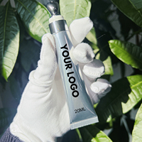 Gloss repulpant végétalien 20 ml à marque privée, hydratant instantané, huile repulpante extrême pour les lèvres en alliage de zinc