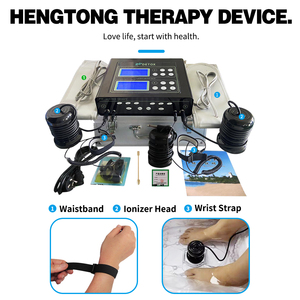 Masseur de pieds électrique à double détoxification ionique avec écran LCD pour <span class=keywords><strong>deux</strong></span> <span class=keywords><strong>personnes</strong></span>, avec ceinture lombaire et contrôle de la minuterie par prise électrique - Product Image 4
