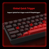 Clavier Gaming Filaire MADLIONS MAD 60/68HE Personnalisable pour PC, Accessoires Gamer avec Gâchettes Rapides, Switches Magnétiques Hotswap Chaud pour Joueurs