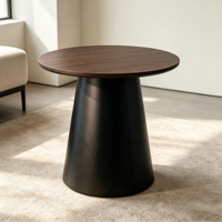 Table basse ronde sur mesure pour bureau, salon, hôtel, table de bureau circulaire moderne, mobilier simple pour hall d'entrée