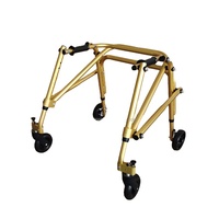 Déambulateur Postérieur Pliant Portable en Aluminium Certifié CE pour Enfants, Aide à la Marche et à l'Entraînement, Déambulateur pour Personnes à Mobilité Réduite, OEM ODM