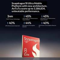 OnePlus 13 Nouveau Smartphone Gaming 5G Deca Core avec Appareil Photo, Processeur Snapdragon 8, Écran OLED 120Hz, Charge Rapide 100W, Version Anglaise Débloquée