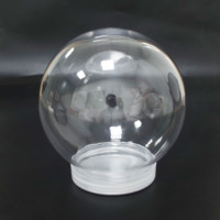 Bocaux en plastique PET transparent avec bouchon à vis, marque Yaode, dôme de présentation personnalisé, globe à neige vide, bricolage, logo personnalisé, soie
