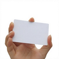 Hochwertige RFID T5577 Mini-Tags ISO Wasserdichte Bedruckbare Weiße Plastik-PVC-Blanko-Geschäfts-Mitgliedschafts-Hotel-Zahlungskarten
