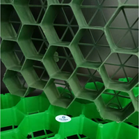 Grilles de renforcement du sol, grille de stabilisation pour gravier et gazon/grille hexagonale en plastique pour allée