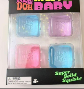 Mainan Squishy Needoh Bentuk Es Batu, Mainan Remas Es Batu, TPR Needohs Maltose, Pelepas Stres dan Emosi, Needoh Cube (Tersedia) - Product Image 3