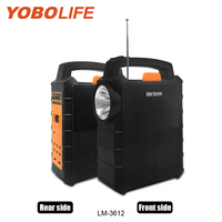 Yobolife pabrik menjual 12V DC Kit energi surya luar ruangan USB Mobile pengisian Solar lampu Kemah VRLA baterai Solar sistem DC