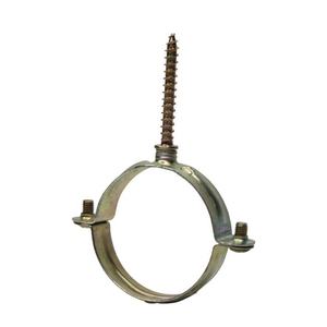 M7 Carbon Steel Thickness 0.8/1.0mm One Ring Throat Hoop Pipe <b>Clamp</b> with Rubber Inch - Product Image 1