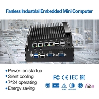 N100 Mini PC industrial GPIO Wifi 4G 4 Ethernet 6 USB 2 COM 2 ranuras PCI/PCIE DDR4 RAM Procesador Intel Compatible con enchufes AU/US/EU