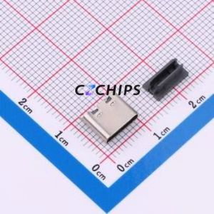 TYPE-C-331-LSRH680 USB Connector SMD Connector ( Connector Type: Type-C )( Gender: Female )( Mounting Type: Vertical Mount ) - Product Image 1