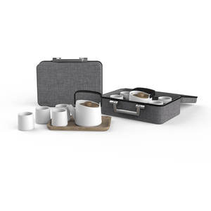 Juego de Tazas y Tetera de Porcelana China de Lujo al por Mayor, 6 Piezas, OEM con Tapa y Logotipo en Caja de Regalo - Product Image 2