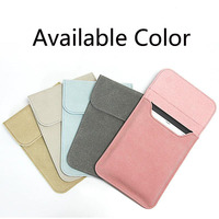 Sarung Kindle Kulit PU, Kantung Pelindung E-Reader dengan Penutup Magnetik Terintegrasi untuk Kindle Paperwhite Oasis
