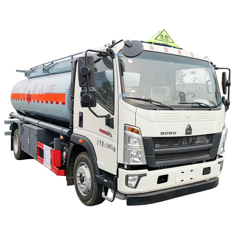 Heavy Duty 6 Wheeler Camion-Citer Camion Citerne Olietanker Truck Prijs Olie Transport Tank Truck