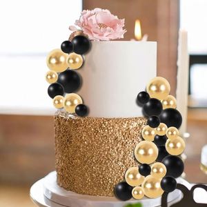 <b>Cake</b> <b>Decoration</b> Glitter Ball Pink White Glitter Ball Gold Silver <b>Cake</b> <b>Decoration</b> Baking Plug-in 20 Mixed 1 Package - Product Image 5