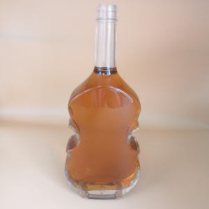 500ml Whisky Violon Forme Bouteille Artisanat Bouteille De Vin Violon Verre Bouteille De Vin Instrument De <span class=keywords><strong>Musique</strong></span> Modèle De Violon - Product Image 2