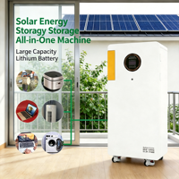 Système de stockage d'énergie solaire 6KW 16KWH IP65 CAN tout-en-un avec onduleur hybride et batterie LiFePO4 pour l'alimentation de secours domestique
