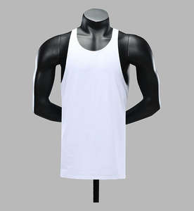 Gilet pour hommes faisant la machine 1 matelassé pour les accessoires de sport de l'équitation gilet de couleur noire façonnant les débardeurs top hommes - Product Image 5