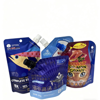 Emballage liquide en plastique personnalisé, pochette Doypack avec bec verseur, emballage pour jus ou purée de fruits ou gelée, pochette autoportante avec bec verseur