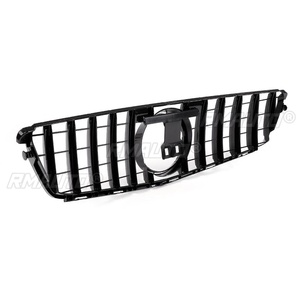 Parrilla Delantera Estilo GTR para Automóvil, Parrillas de Carreras Cromadas Plateadas para Mercedes Benz W204 C180 C200 C220 C250 2008-2014, Estilo Automotriz - Product Image 6