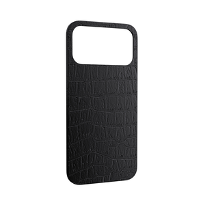 Popular en Alemania, Fundas Traseras para Teléfono Móvil de Piel de Vaca Genuina con Textura de Cocodrilo, Cubierta Trasera Magnética para iPhone 17 Pro Max - Product Image 1