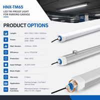 Luminaire LED Tri-Proof Haute Efficacité pour Entrepôt, Jusqu'à 170LM/W, IP66 IK10, en Aluminium Étanche, pour Projets Industriels