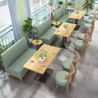 Meubles modernes pour hôtels et restaurants, fabricant chinois, ensemble table et chaises de café de luxe, canapé pour stand de café, projet