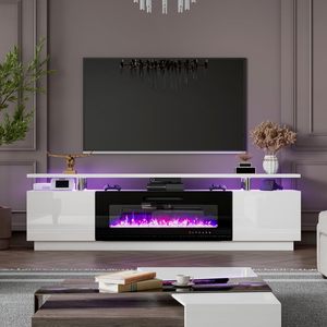 75 Inch <strong>Tv</strong> <strong>Stand</strong> with Decoration Fireplace <strong>Electric</strong> Heater <strong>Tv</strong> Cabinet Living Room Fireplace <strong>Electric</strong> Heater <strong>Fire</strong> Place <strong>Tv</strong> <strong>Stand</strong> - Product Image 3