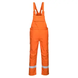 Hi Vis Broek Verkeer Dragen Veiligheid Reflecterende Bib & Brace