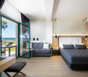 Meubles d'hôtel au design moderne, ensemble <span class=keywords><strong>de</strong></span> meubles <span class=keywords><strong>de</strong></span> chambre à coucher <span class=keywords><strong>de</strong></span> luxe avec lit double pour hôtel Super 8 Inn - Product Image 2