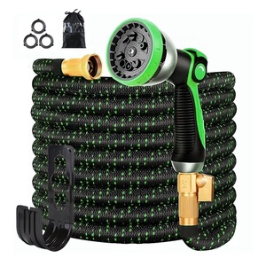 Manguera <span class=keywords><strong>de</strong></span> Jardín Expandible Duradera <span class=keywords><strong>de</strong></span> 50 pies/100 pies, Manguera <span class=keywords><strong>de</strong></span> Agua Flexible con Función <span class=keywords><strong>de</strong></span> Agua Mágica para Jardín y Carretes - Product Image 1
