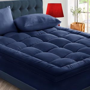 Surmatelas King Size Extra Épais en Microfibre Rafraîchissante Matelassé à Poches Profondes Remplissage 3D Alternative Neige Soulagement Douleur Dorsale - Product Image 6