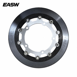 Disque de frein avant 330 mm 6,0 mm en céramique carbone 7077 aluminium pour moto <span class=keywords><strong>CFMOTO</strong></span> 450SR <span class=keywords><strong>450</strong></span> <span class=keywords><strong>SR</strong></span> - Product Image 1
