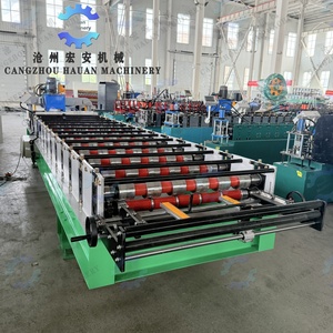 Decorative Water Wave Color Steel Roof <b>Tile</b> Manufacturing Machinery Full-automatic Roll Forming Machine - Product Image 5
