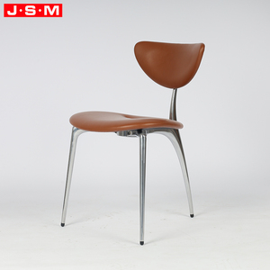 เก้าอี้ทานข้าวสมัยใหม่พร้อมเบาะรองนั่งและพนักพิง ขาโลหะ - Product Image 2