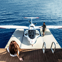 Plateforme aquatique gonflable en forme de V, quai flottant portable, plateforme de stationnement pour bateaux et yachts gonflables