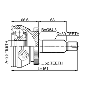 Piezas de Automóviles al por Mayor para Junta Homocinética Externa de Automóvil 49500-2W000 para <span class=keywords><strong>Hyundai</strong></span> Kia, Junta de Eje de Transmisión - Product Image 2