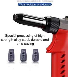 Rivettatrice Pneumatica Industriale a Vuoto da 2.4-4.8mm con Inserimento Automatico, Pistola Rivettatrice ad Aria Compressa per Rivetti Ciechi - Product Image 3