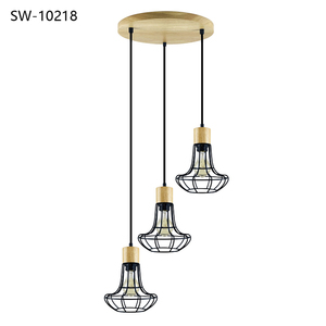 Lampada a Sospensione Nordica Minimalista per Tavolo da Pranzo, Lampadario per Sala da Pranzo in Legno Stile Nordico - Product Image 4