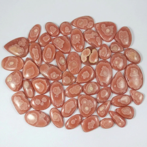 Anillo de Rodocrosita Natural, Estilo Boho, Piedra Rosa Genuina, Colgante de Plata de Ley, Joyería de Piedras Preciosas Naturales - Product Image 1