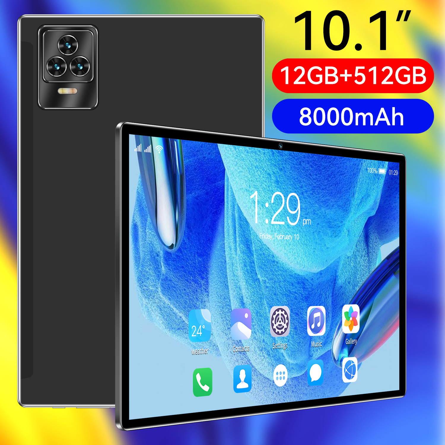 【新品】 512GB ROM 12GB RAM Android Tablet Gaming Tablet Android 13.0 with 12GB RAM and 512GB Storage