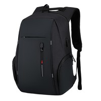 Sac à dos USB multifonctionnel de grande capacité pour hommes mallette d'affaires sac à bandoulière pour ordinateur portable fermeture éclair impression de logo personnalisable