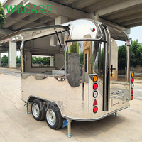 Wecare Bbq Café Mini Crème Glacée Petit Camion De Nourriture Chariots À Café Mobile À Vendre USA