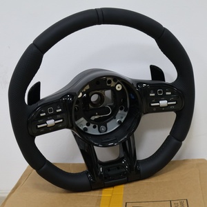 Volant <span class=keywords><strong>sport</strong></span> en cuir noir pour Mercedes Benz AMG CLS GLE GLC GLS W204 W212 W166 E300 - Product Image 5