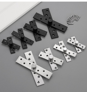 Charnière à pivot supérieure et inférieure en acier inoxydable, charnière de porte dissimulée à 360 degrés pour portes battantes en bois à double action - Product Image 5