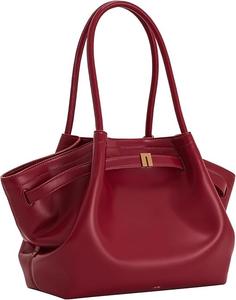 Dames Hana grote capaciteit vintage casual leren schoudertas met modieuze gespsluiting tote <span class=keywords><strong>bag</strong></span> - Product Image 4