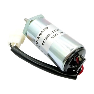 897209-1152 ปิดวาล์วโซลินอยด์ 897209-1152 สำหรับฮิตาชิ MV2-40 EX4U EX40U EX55 EX58 ZX40U เครื่องยนต์ 4LE1 4LE2 หยุดโซลินอยด์ 24V - Product Image 4