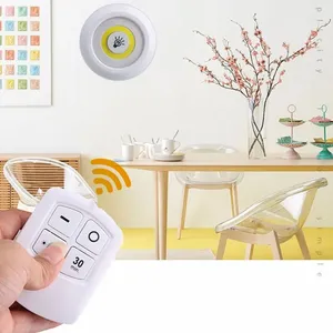 Luz LED Brillante para Gabinete, 3W, Control Remoto Inalámbrico, Regulable, Lámpara Nocturna para Armario, Dormitorio, Cocina - Product Image 2
