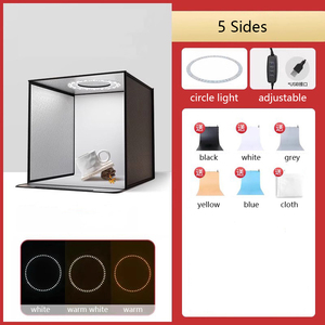 Led ánh sáng hộp cho <span class=keywords><strong>Softbox</strong></span> ảnh lều với PVC nền <span class=keywords><strong>Kit</strong></span> nhiếp ảnh studio phụ kiện cho chụp & vlogging - Product Image 4